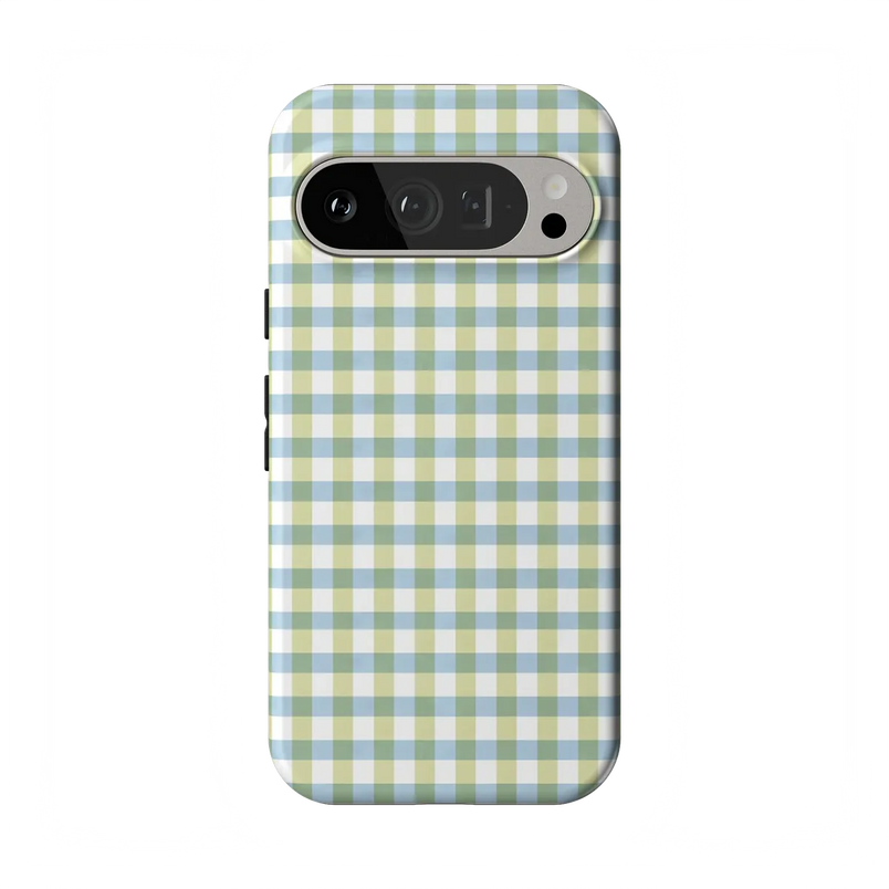 Pastel Picnic | Blue & Green Gingham Case