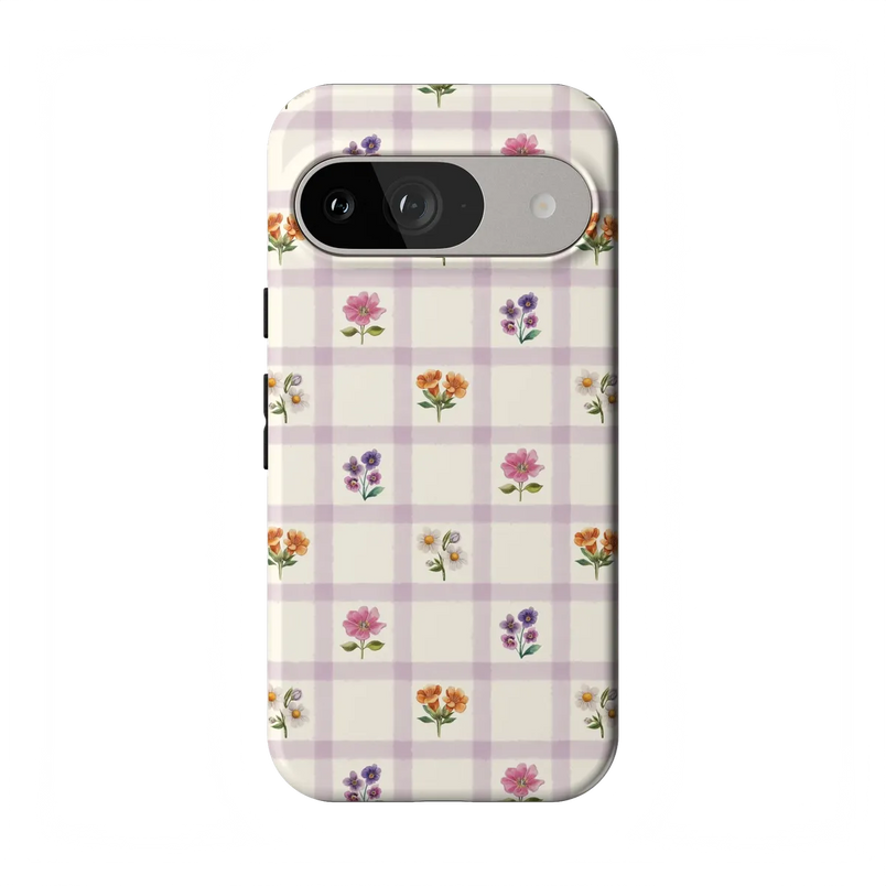 Meadow Check | Floral Gingham Case