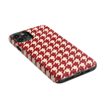 Scarlet Stitch | Red Houndstooth Case