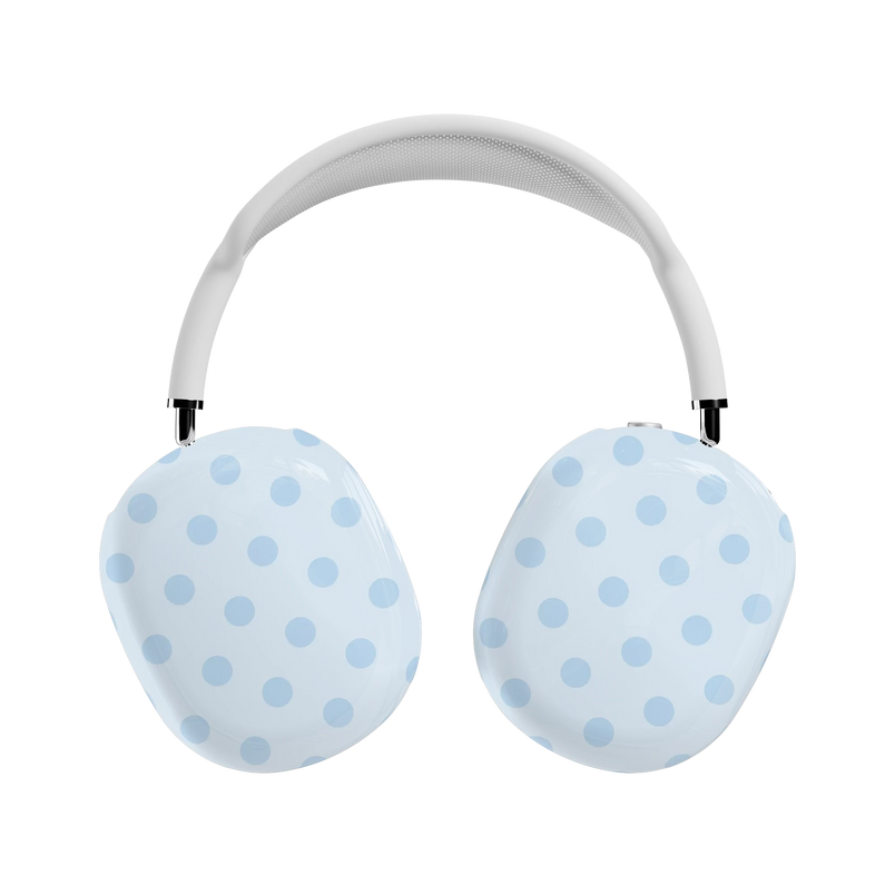 Spotted in SoHo | Light Blue Polka Dot AirPods Max Case - AirPods Max