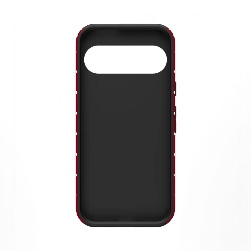 On the Dot | Maroon Polka Dot Case