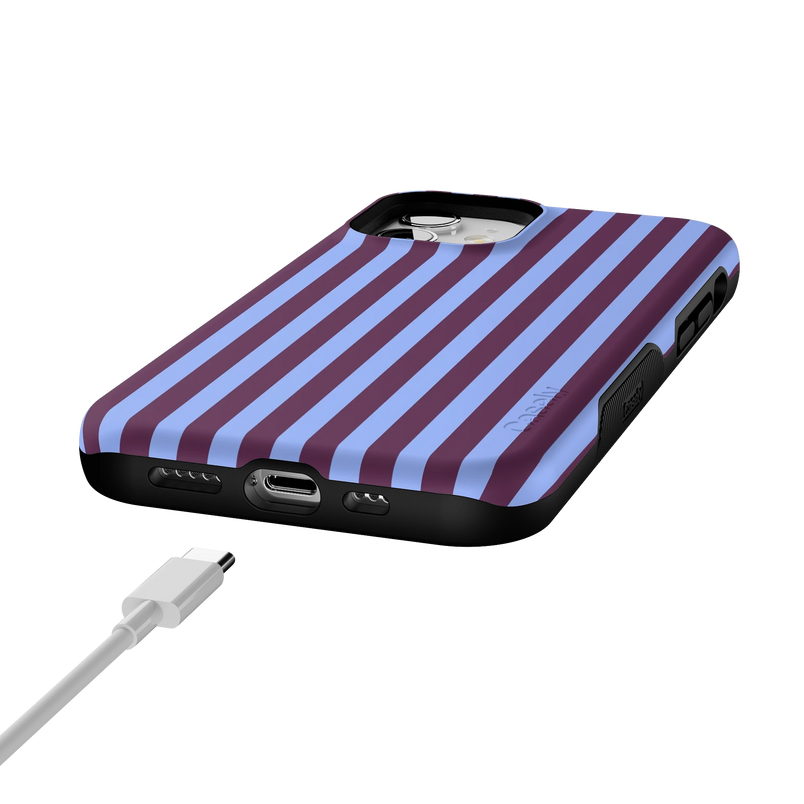 Perfect Stripes | Purple & Blue Stripes Case
