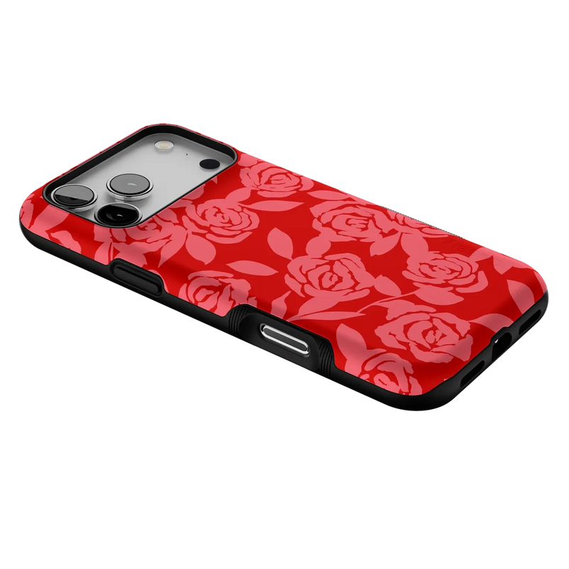 Final Rose | Red & Pink Floral Case