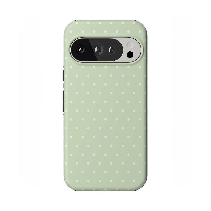 On the Dot | Green Polka Dot Case