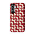 Scarlet Stitch | Red Houndstooth Case