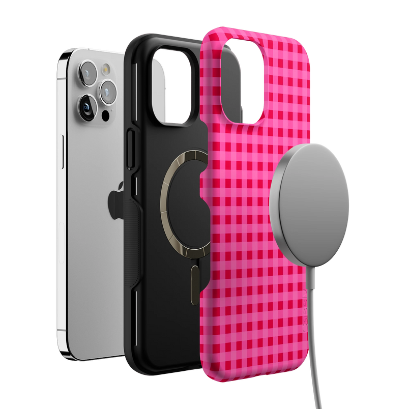 Sweet Jam | Hot Pink Gingham Case