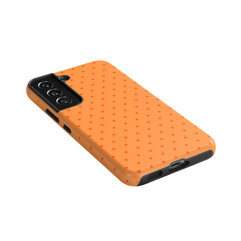 On the Dot | Orange Polka Dot Case
