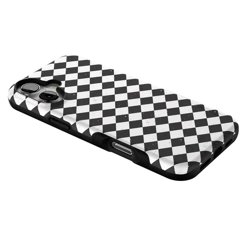 Salem's Hex | Black & White Checkered Case