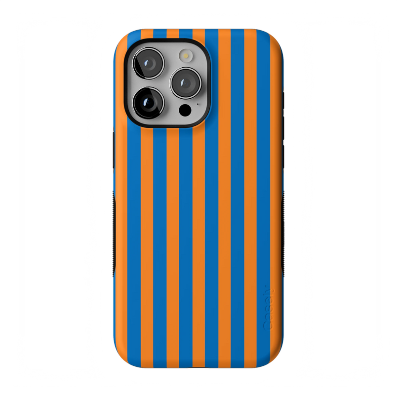 Go New York | Blue & Orange Stripes Case - iPhone 13 Pro Max