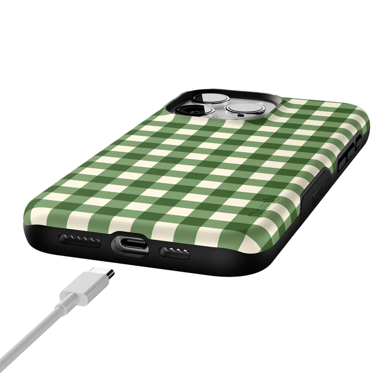 Checked Twice | Green Plaid Case