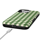 Checked Twice | Green Plaid Case