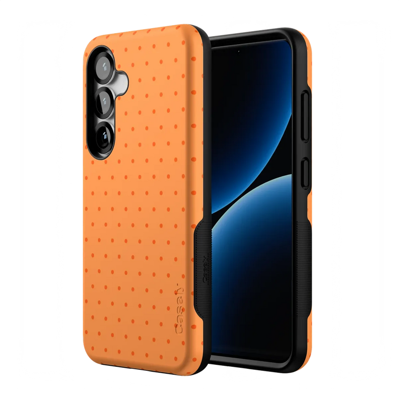 On the Dot | Orange Polka Dot Case