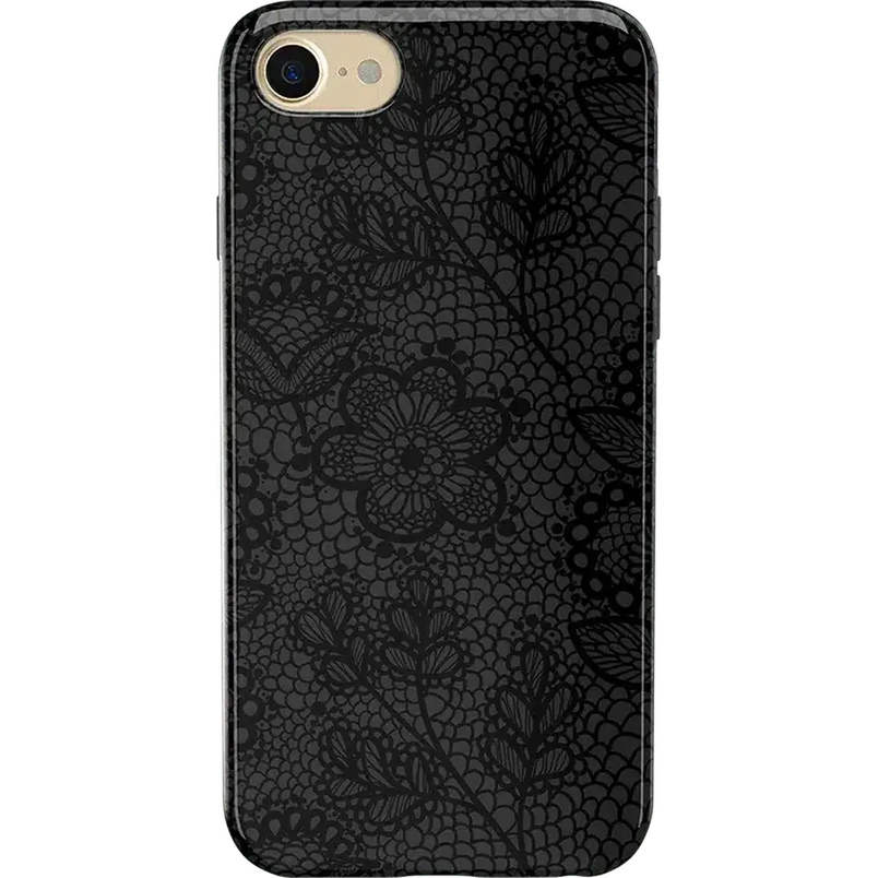 Lace Me Up | Black Floral Case iPhone Case get.casely Classic iPhone 6/7/8 