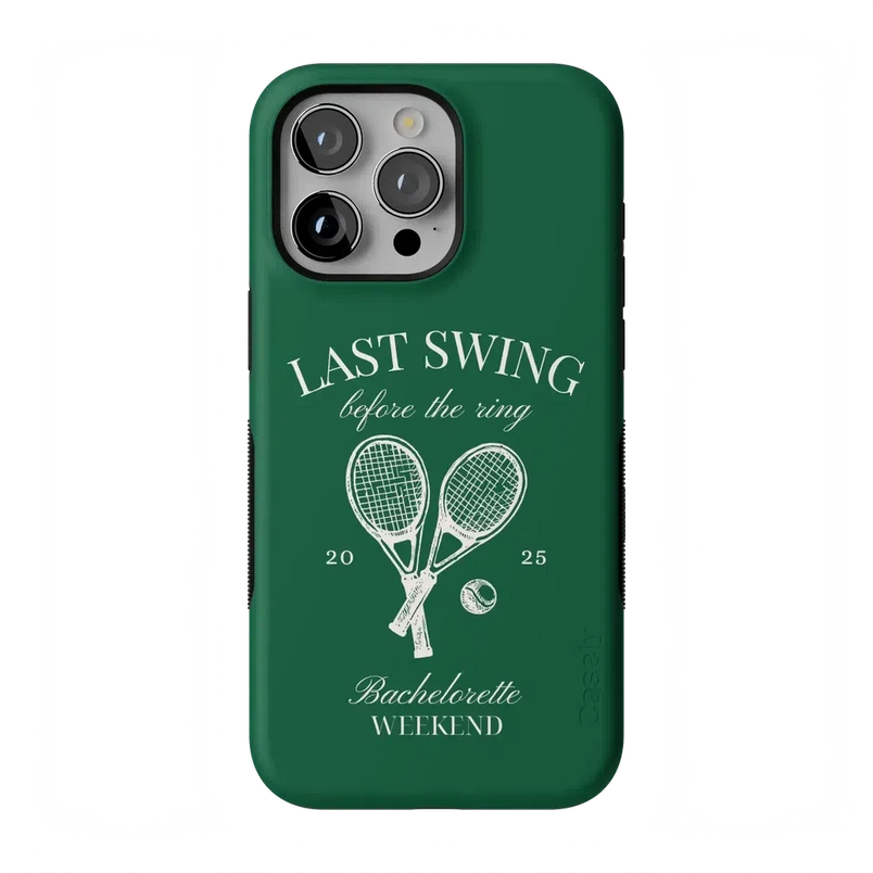 Last Swing | Green Bachelorette Case Phone Case Casetry Bold Flex + MagSafe® iPhone 15 Pro Max 