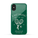Last Swing | Green Bachelorette Case Phone Case Casetry Essential iPhone X / XS 