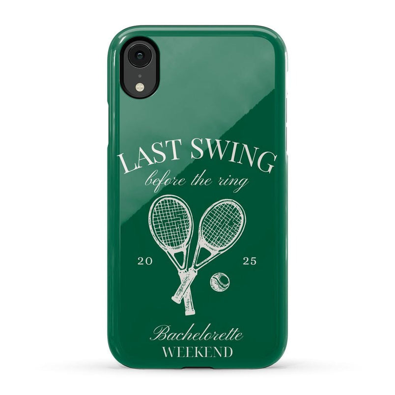 Last Swing | Green Bachelorette Case Phone Case Casetry Essential iPhone XR 