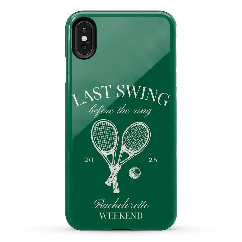 Last Swing | Green Bachelorette Case Phone Case Casetry Essential iPhone XS Max 