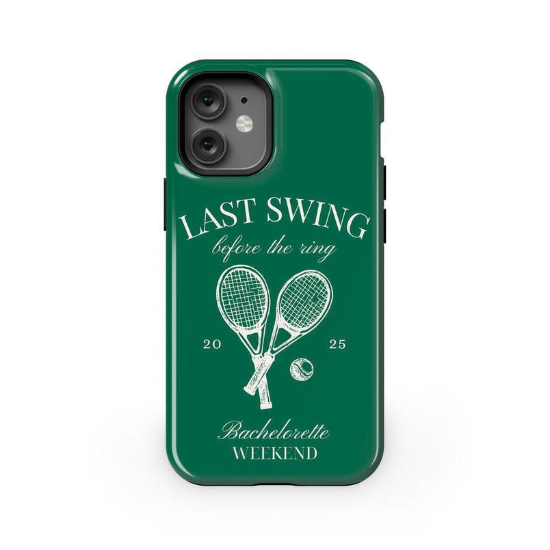 Last Swing | Green Bachelorette Case Phone Case Casetry Essential + MagSafe® iPhone 12 Mini 