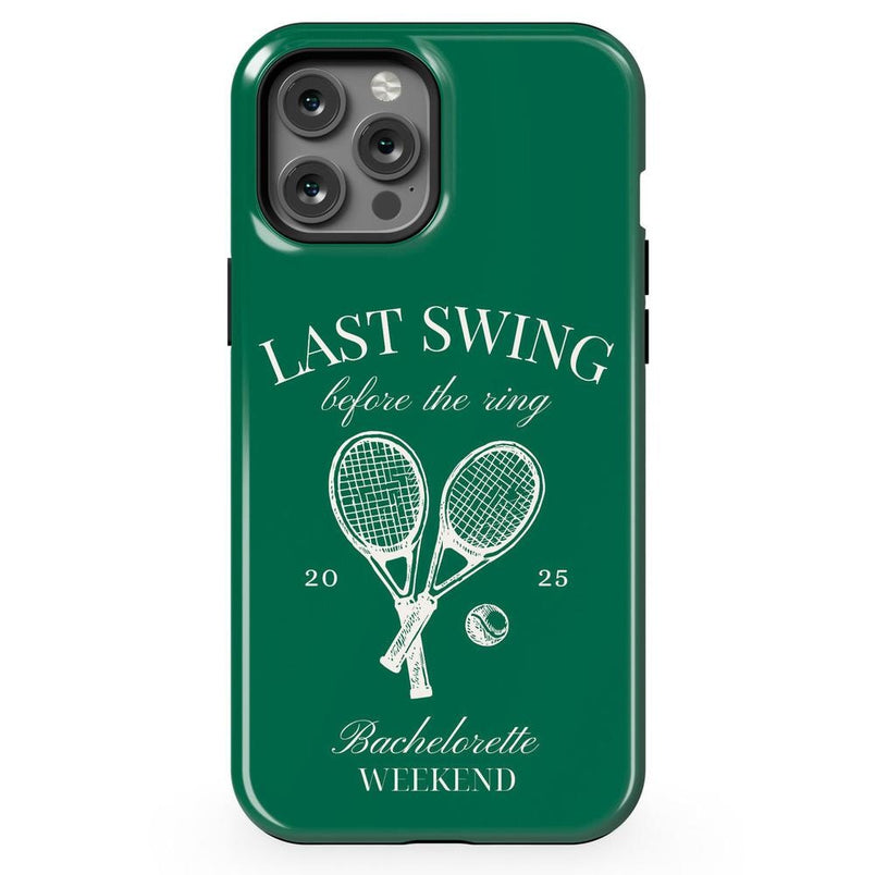 Last Swing | Green Bachelorette Case Phone Case Casetry Essential + MagSafe® iPhone 12 Pro Max 