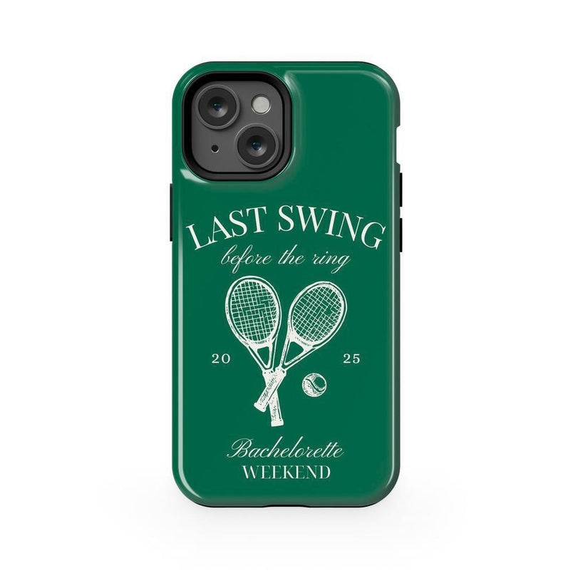 Last Swing | Green Bachelorette Case Phone Case Casetry Essential + MagSafe® iPhone 13 Mini 