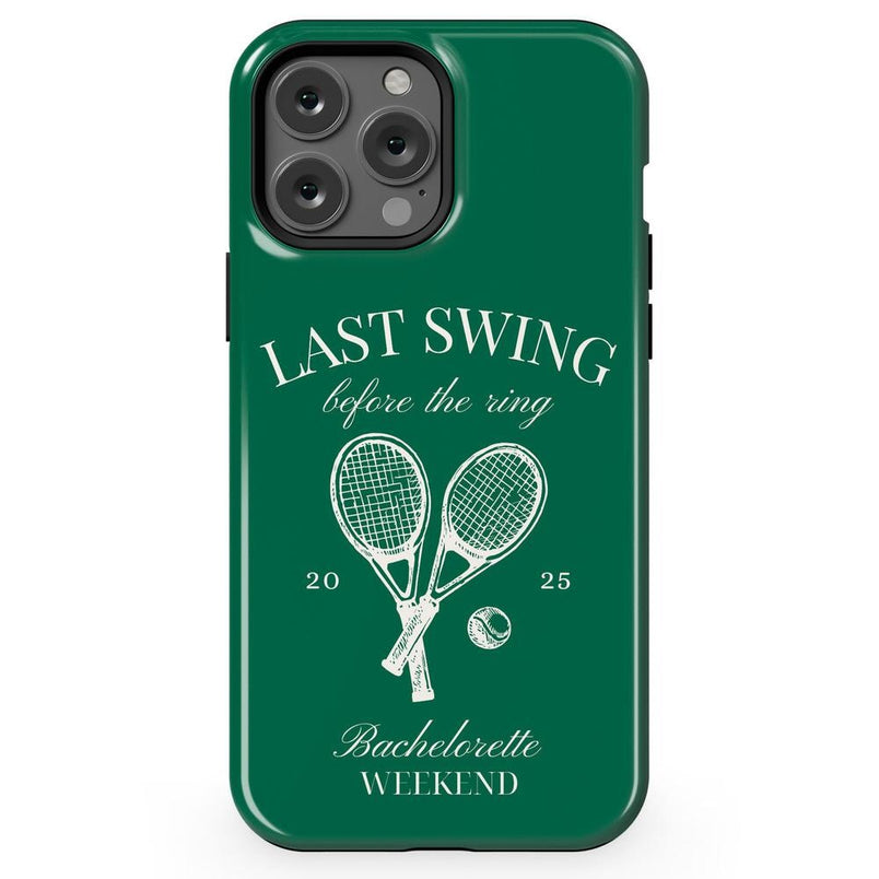 Last Swing | Green Bachelorette Case Phone Case Casetry Essential + MagSafe® iPhone 13 Pro Max 