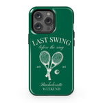 Last Swing | Green Bachelorette Case Phone Case Casetry Essential + MagSafe® iPhone 13 Pro 