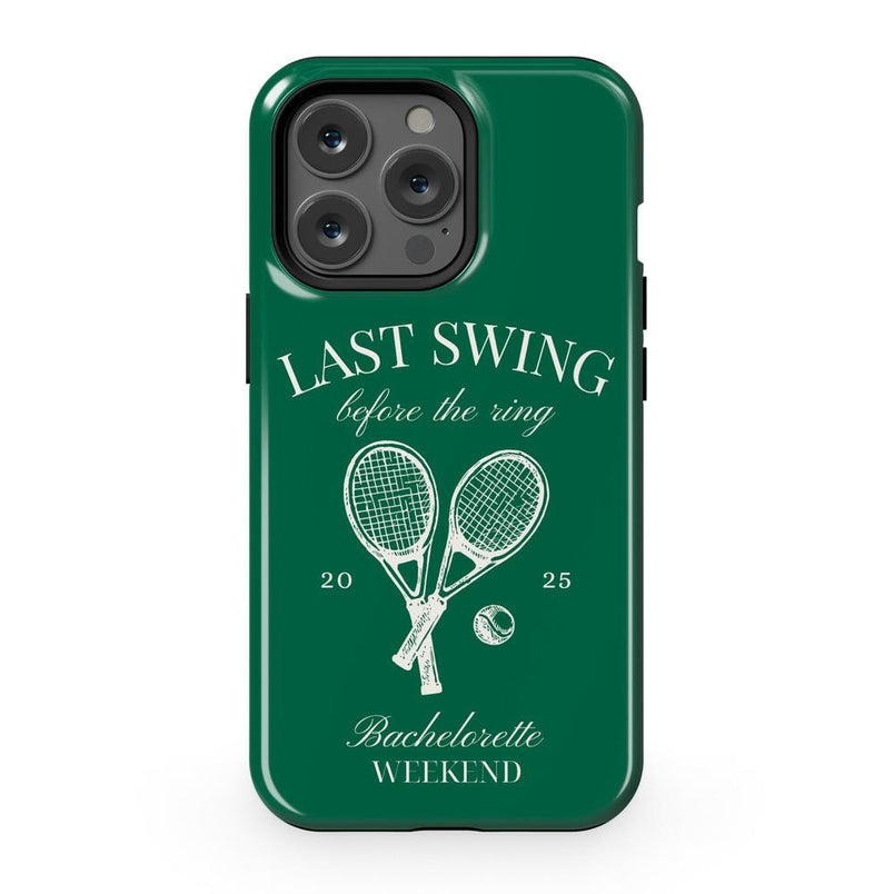 Last Swing | Green Bachelorette Case Phone Case Casetry Essential + MagSafe® iPhone 13 Pro 