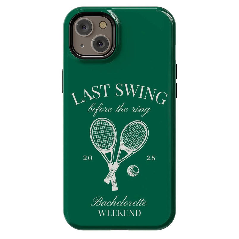Last Swing | Green Bachelorette Case Phone Case Casetry Essential + MagSafe® iPhone 14 Plus 