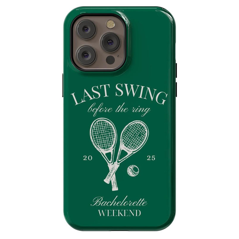 Last Swing | Green Bachelorette Case Phone Case Casetry Essential + MagSafe® iPhone 14 Pro Max 