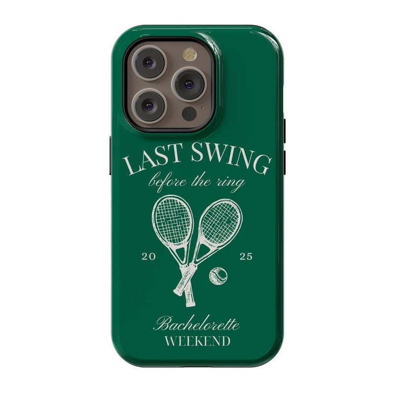 Last Swing | Green Bachelorette Case Phone Case Casetry Essential + MagSafe® iPhone 14 Pro 