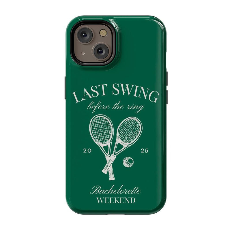 Last Swing | Green Bachelorette Case Phone Case Casetry Essential + MagSafe® iPhone 14 