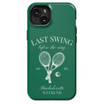 Last Swing | Green Bachelorette Case Phone Case Casetry Essential + MagSafe® iPhone 15 Plus 