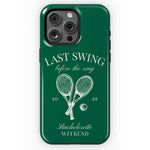Last Swing | Green Bachelorette Case Phone Case Casetry Essential + MagSafe® iPhone 15 Pro Max 
