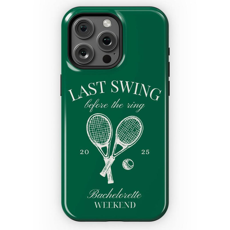 Last Swing | Green Bachelorette Case Phone Case Casetry Essential + MagSafe® iPhone 15 Pro Max 