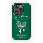 Last Swing | Green Bachelorette Case Phone Case Casetry Essential + MagSafe® iPhone 15 Pro 