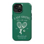 Last Swing | Green Bachelorette Case Phone Case Casetry Essential + MagSafe® iPhone 15 