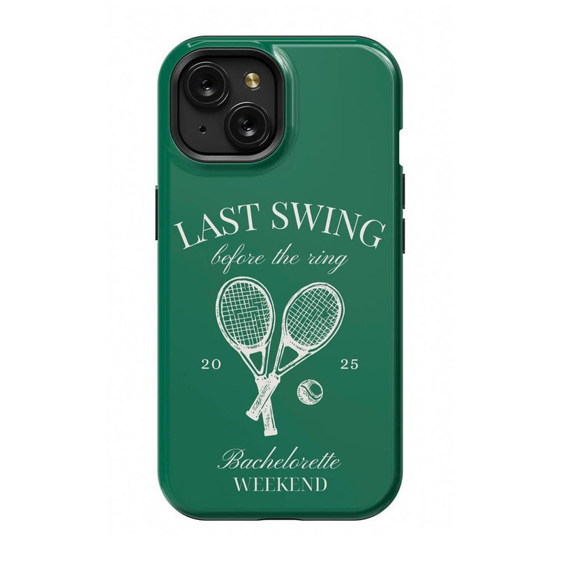 Last Swing | Green Bachelorette Case Phone Case Casetry Essential + MagSafe® iPhone 15 