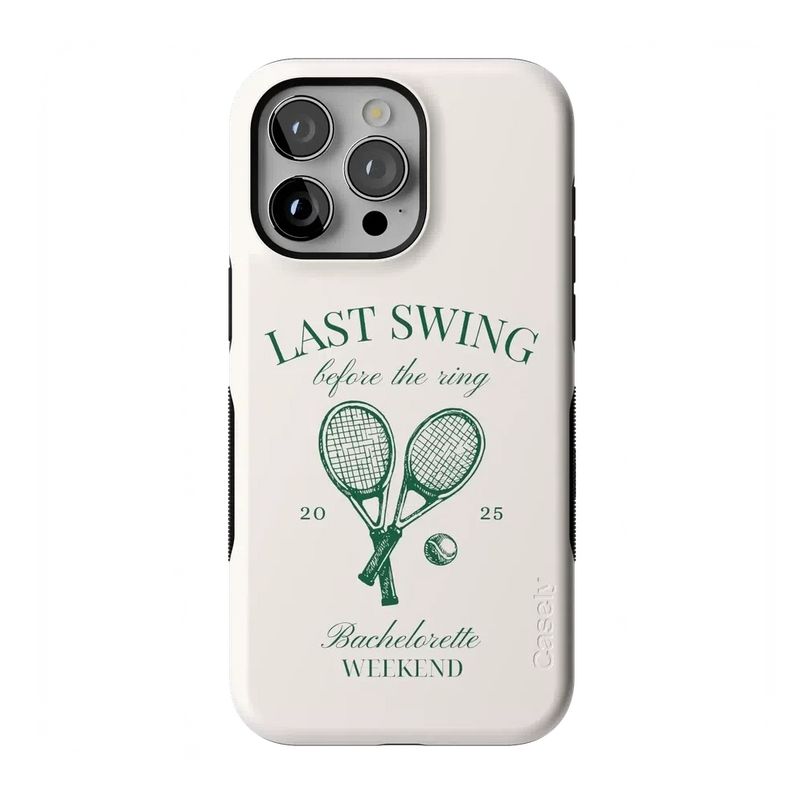 Last Swing | Off-White Bachelorette Case Phone Case Casetry Bold Flex + MagSafe® iPhone 15 Pro Max 