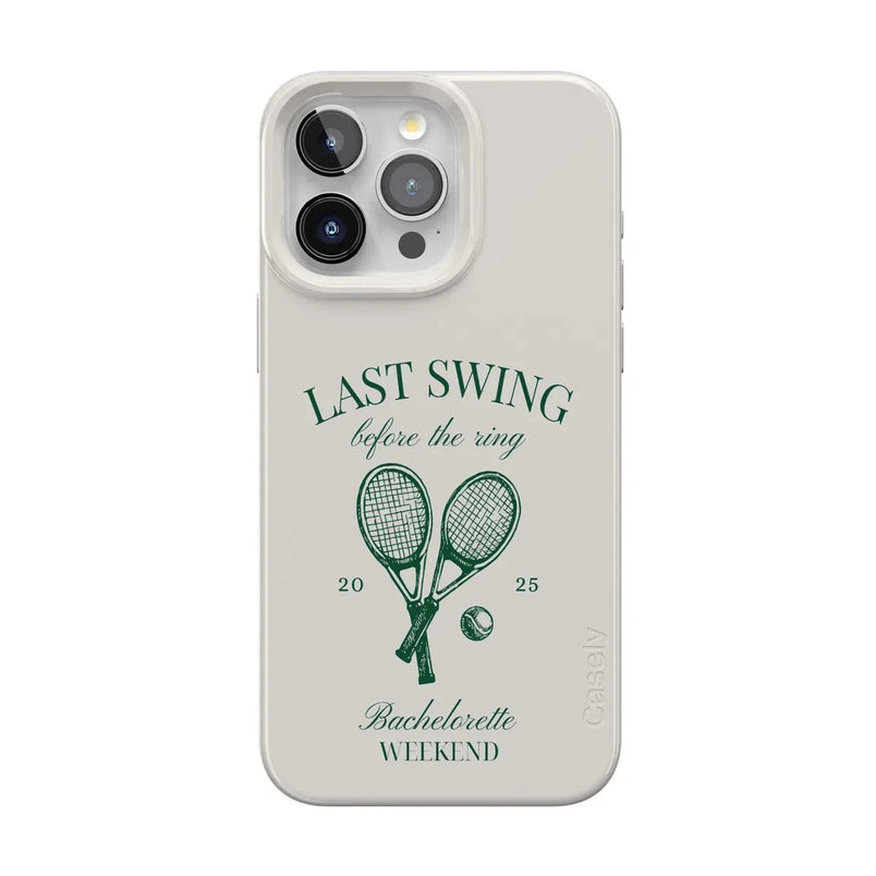 Last Swing | Off-White Bachelorette Case Phone Case Casetry Classic + MagSafe® iPhone 15 Pro Max 