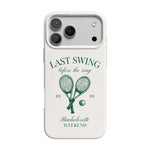 Last Swing | Off-White Bachelorette Case Phone Case Casetry Classic + MagSafe® iPhone 17 Pro Max 