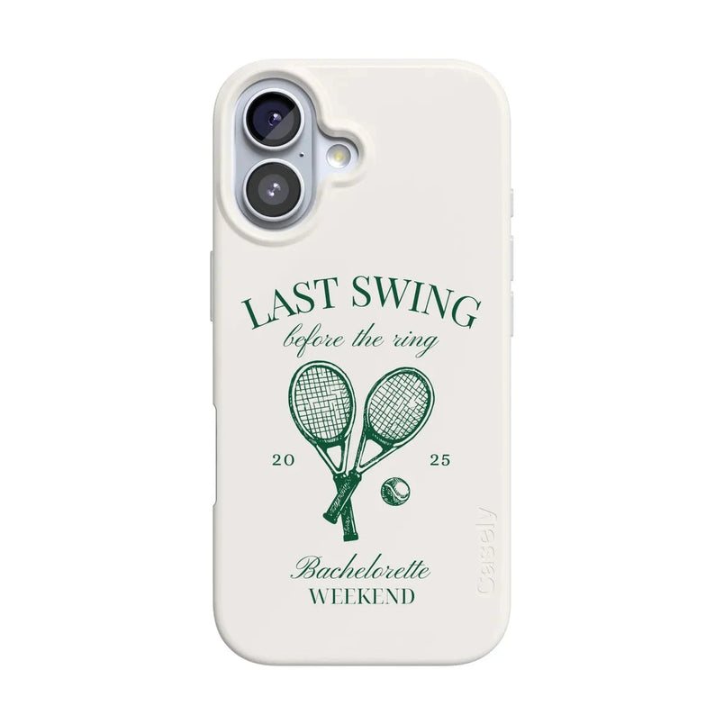 Last Swing | Off-White Bachelorette Case Phone Case Casetry Classic + MagSafe® iPhone 17 