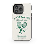 Last Swing | Off-White Bachelorette Case Phone Case Casetry Essential + MagSafe® iPhone 13 Pro 