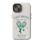 Last Swing | Off-White Bachelorette Case Phone Case Casetry Essential + MagSafe® iPhone 14 