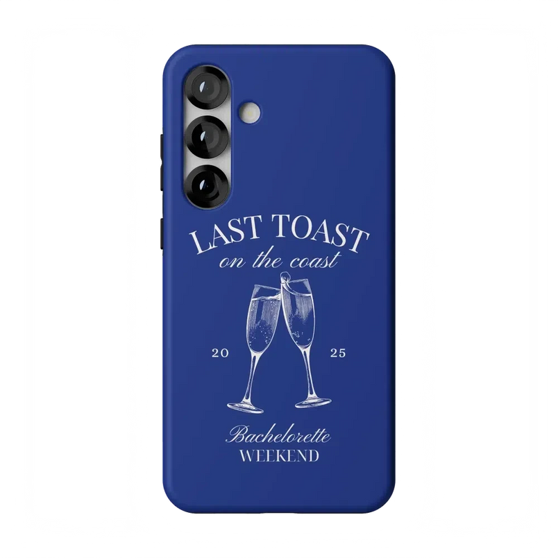 Last Toast | Blue Coastal Bachelorette Case Phone Case Casetry Bold Flex + MagSafe® Galaxy S25 Plus 