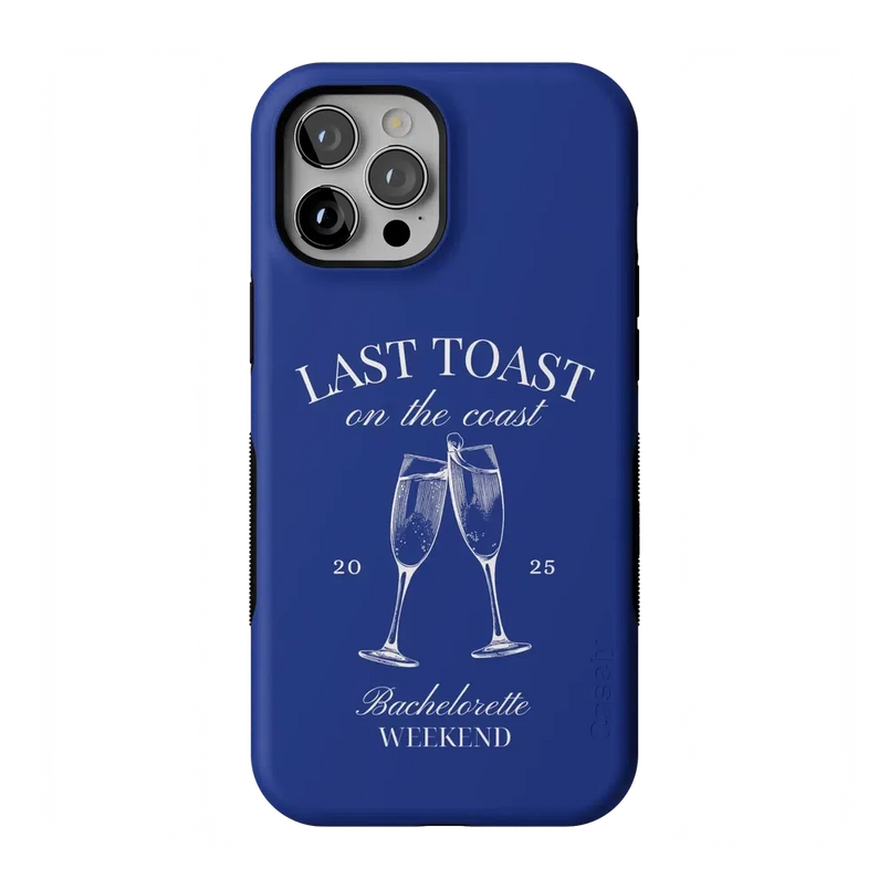 Last Toast | Blue Coastal Bachelorette Case Phone Case Casetry Bold Flex + MagSafe® iPhone 12 Pro Max 