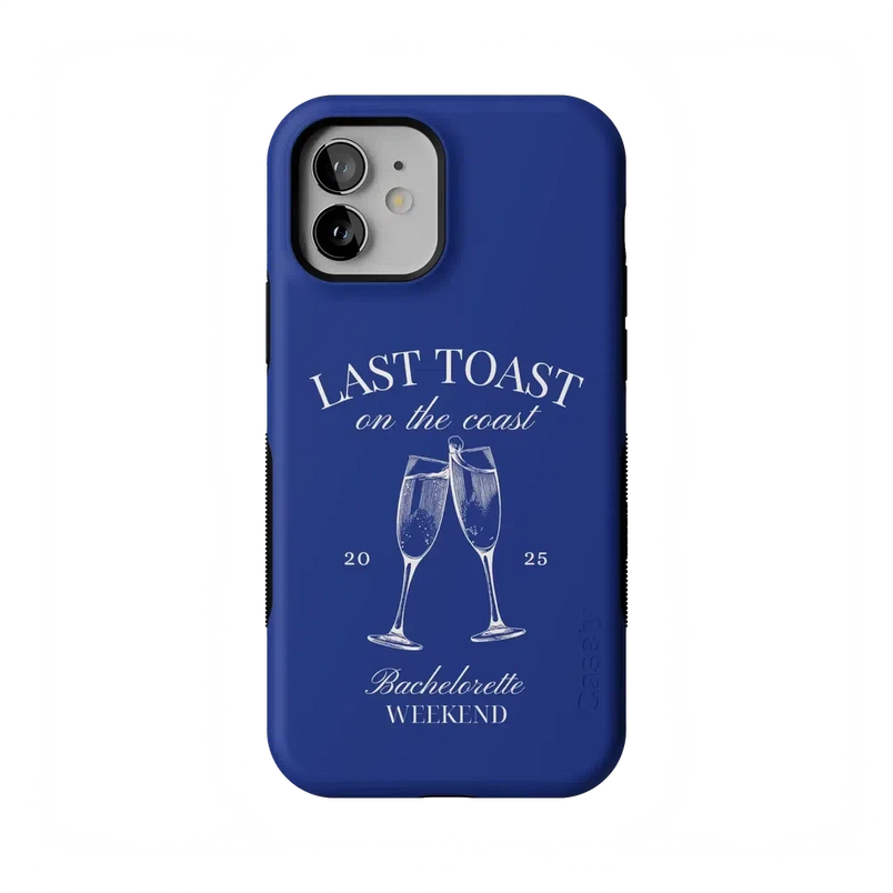 Last Toast | Blue Coastal Bachelorette Case Phone Case Casetry Bold Flex + MagSafe® iPhone 12 Mini 
