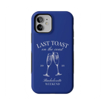 Last Toast | Blue Coastal Bachelorette Case Phone Case Casetry Bold Flex + MagSafe® iPhone 12 Mini 