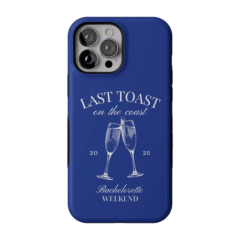 Last Toast | Blue Coastal Bachelorette Case Phone Case Casetry Bold Flex + MagSafe® iPhone 13 Pro Max 