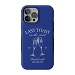 Last Toast | Blue Coastal Bachelorette Case Phone Case Casetry Bold Flex + MagSafe® iPhone 13 Pro Max 