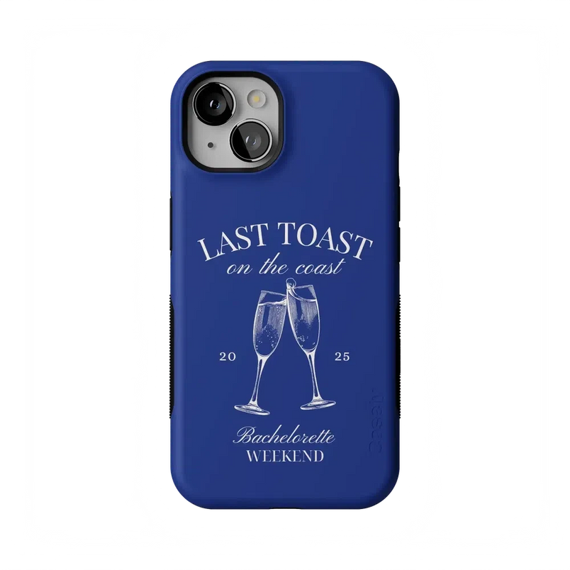 Last Toast | Blue Coastal Bachelorette Case Phone Case Casetry Bold Flex + MagSafe® iPhone 13 Mini 